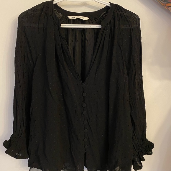 Zara Black Top - Picture 2 of 4